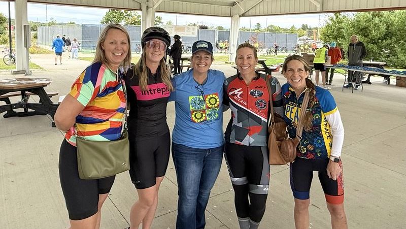 Happy riders after the Leelanau Harvest Tour