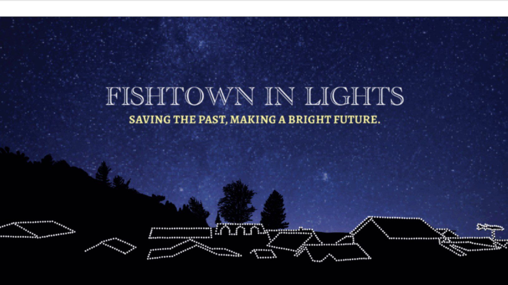 Event poster for Fishtown in Lights