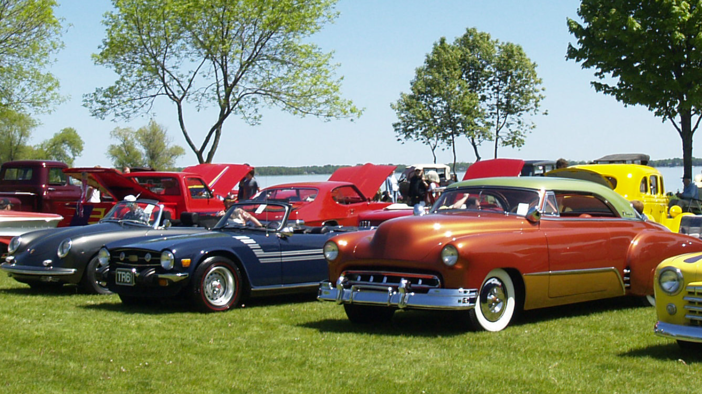 Classic cars on show at Northport Cars in the Park
